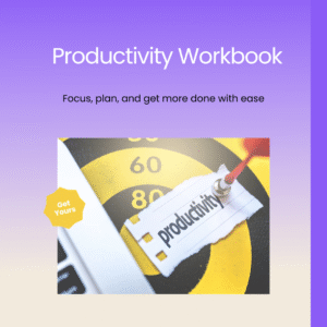 Productivity workbook
