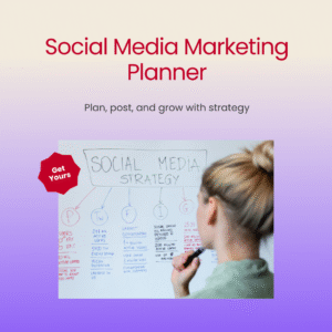 Social media marketing planner