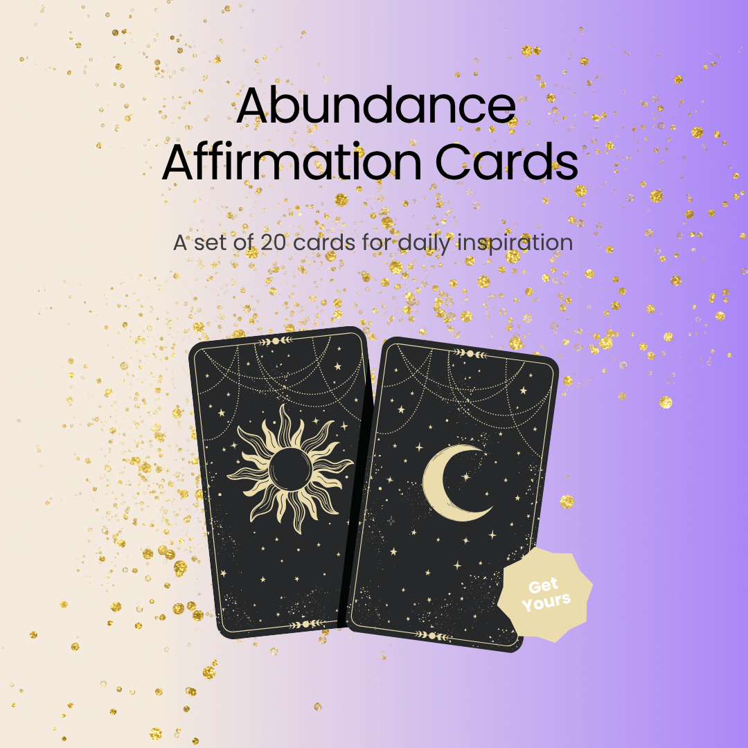 Abundance affirmation cards