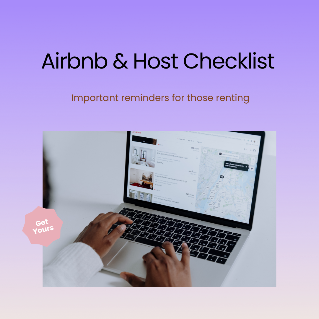 Airbnb & host checklist