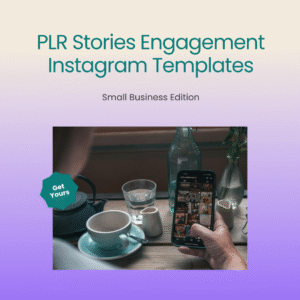PLR stories engagement instagram templates