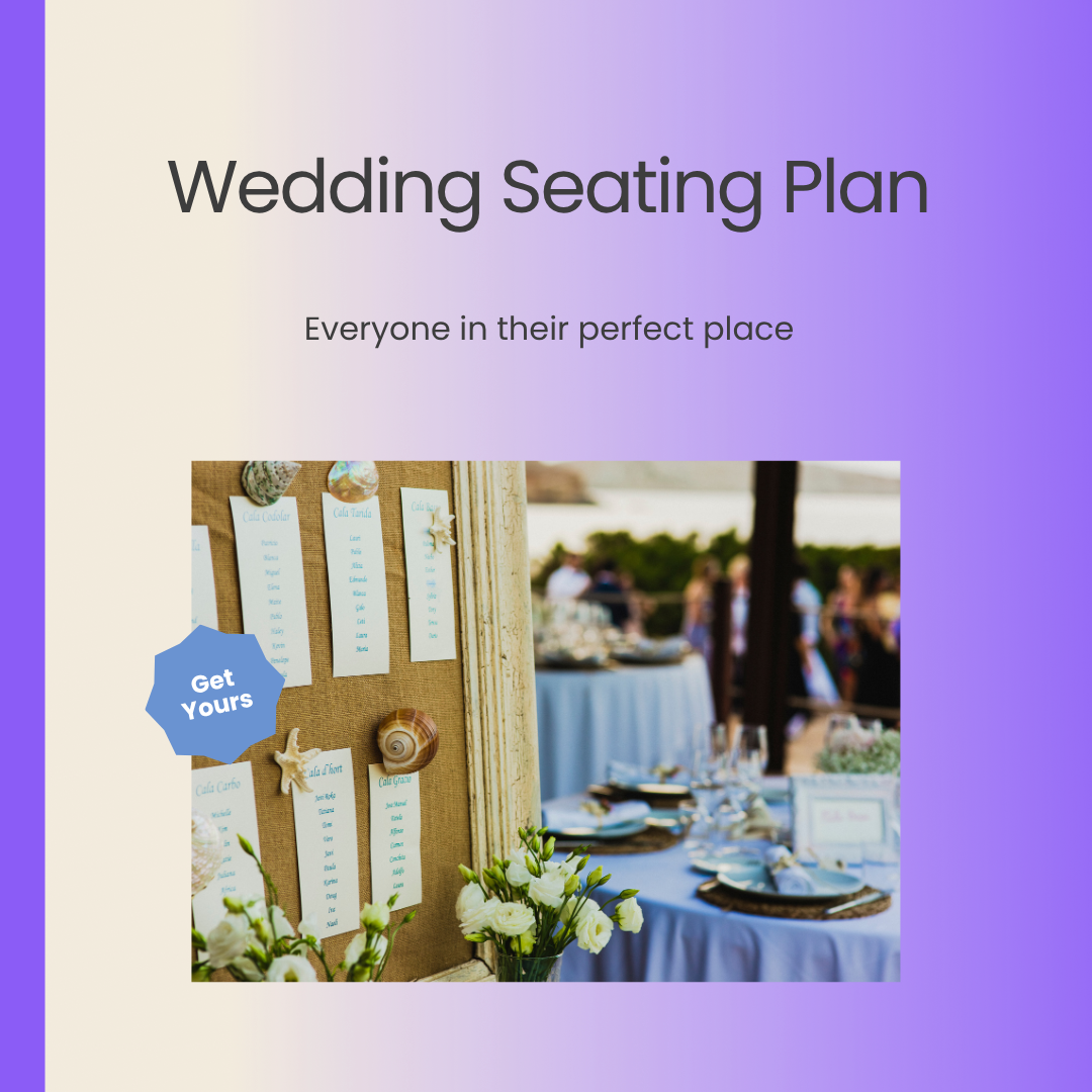 Wedding seating plan