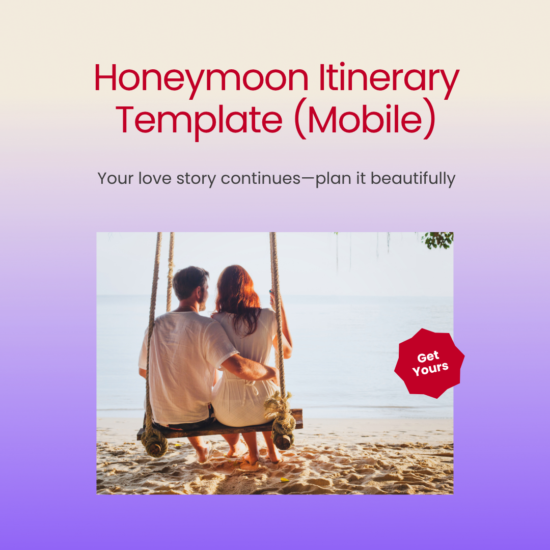 Honeymoon Itinerary