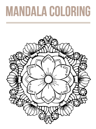 Mandala Colouring Set